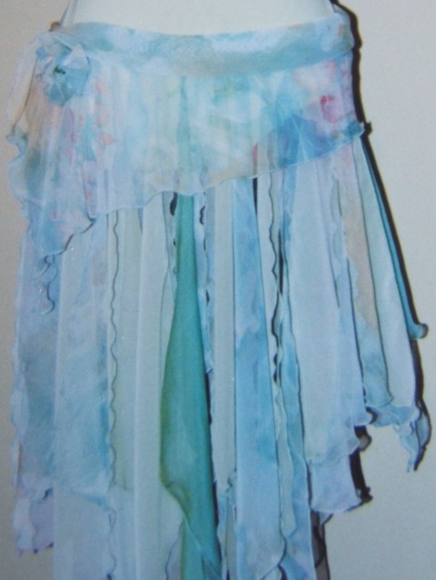 Ocean Breeze - Floral Accent Latin Dress (3)