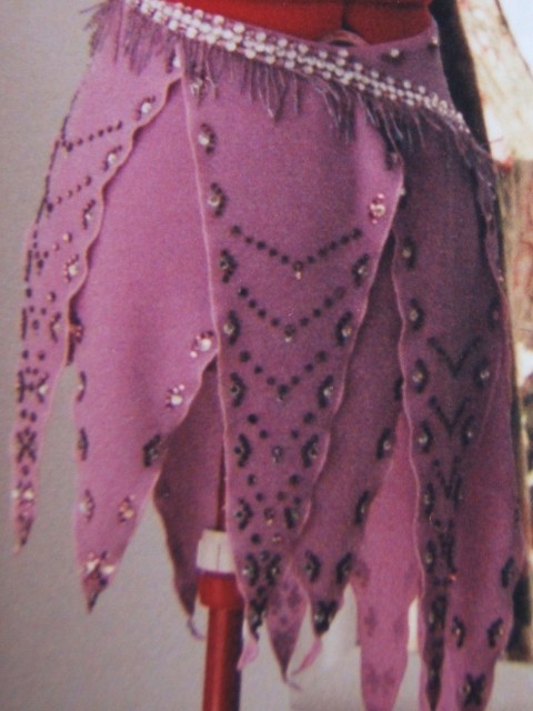 Violet Flame - Fringe Cut Latin Dance Dress (3)